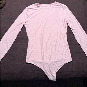 Abercrombie & Fitch Light Pink Seamless thong bodysuit